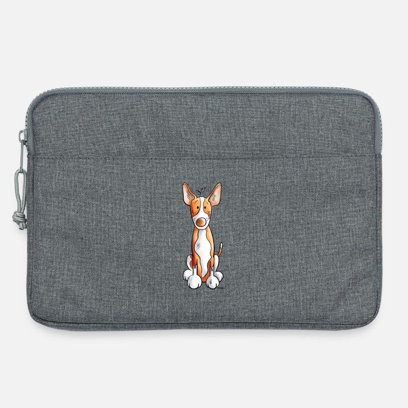 Süßer Podenco - Laptoptasche 13" - Grau meliert