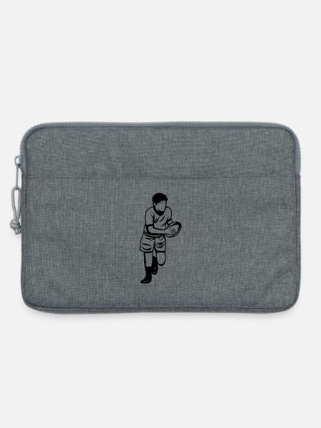 Rugby Junge - Laptoptasche 13" - Grau meliert