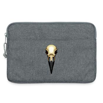 Rabenschädel - Laptoptasche 13" - Grau meliert - Vorne