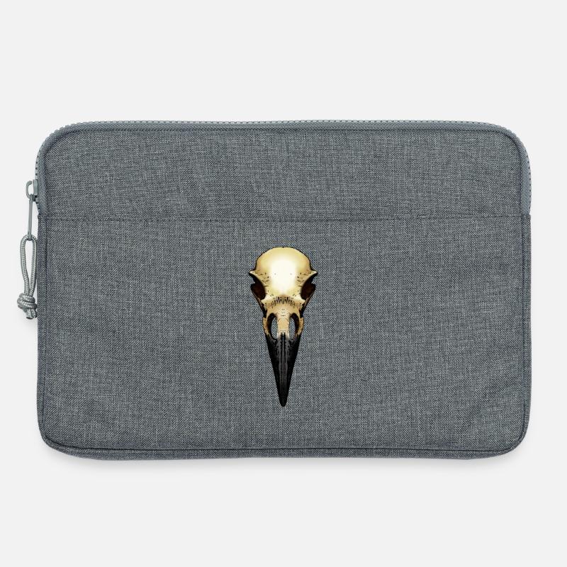 Rabenschädel - Laptoptasche 13" - Grau meliert