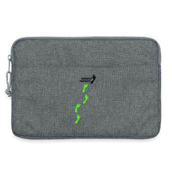 barfuß laufen - natural runners step by step 2023 - Laptoptasche 13" - Grau meliert - Vorne