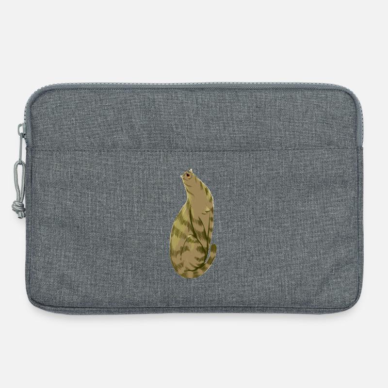 Squishy Olive - Laptop bag 13" - heather grey