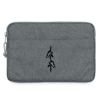 2- Ruderboot - Laptoptasche 13" - Grau meliert - Vorne