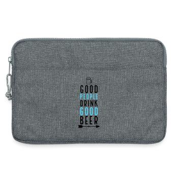 beer - Laptop bag 13" - heather grey - Front
