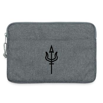 harpon - Sacoche pour ordinateur portable 13 pouces - gris chiné - Devant