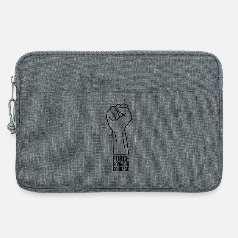 Force Honor Courage - Laptop bag 13" - heather grey
