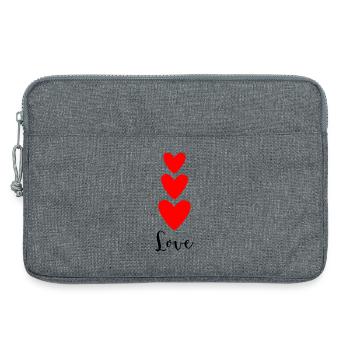 HAPPY BIRTHDAY. HAPPY BIRTHDAY. ANNIVERSARY. - Laptop bag 13" - heather grey - Front
