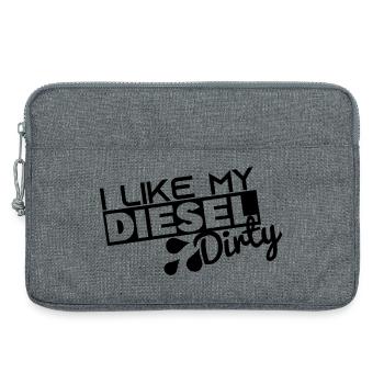J’aime mon diesel sale - drôle de voiture diesel sale - Sacoche pour ordinateur portable 13 pouces - gris chiné - Devant