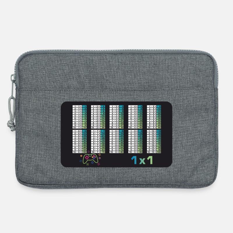 Spielecontroller - Kleines 1x1 - Mathematik - Laptoptasche 13" - Grau meliert