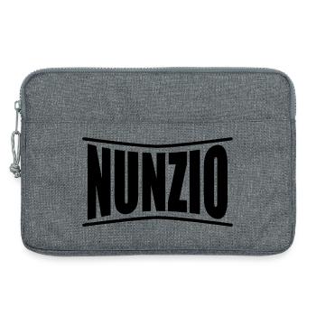 t-shirt Nunzio t-shirt idée cadeau - Sacoche pour ordinateur portable 13 pouces - gris chiné - Devant