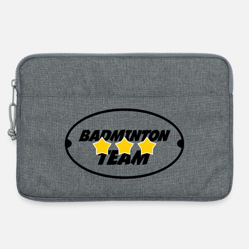 Badminton Team - Laptop bag 13" - heather grey