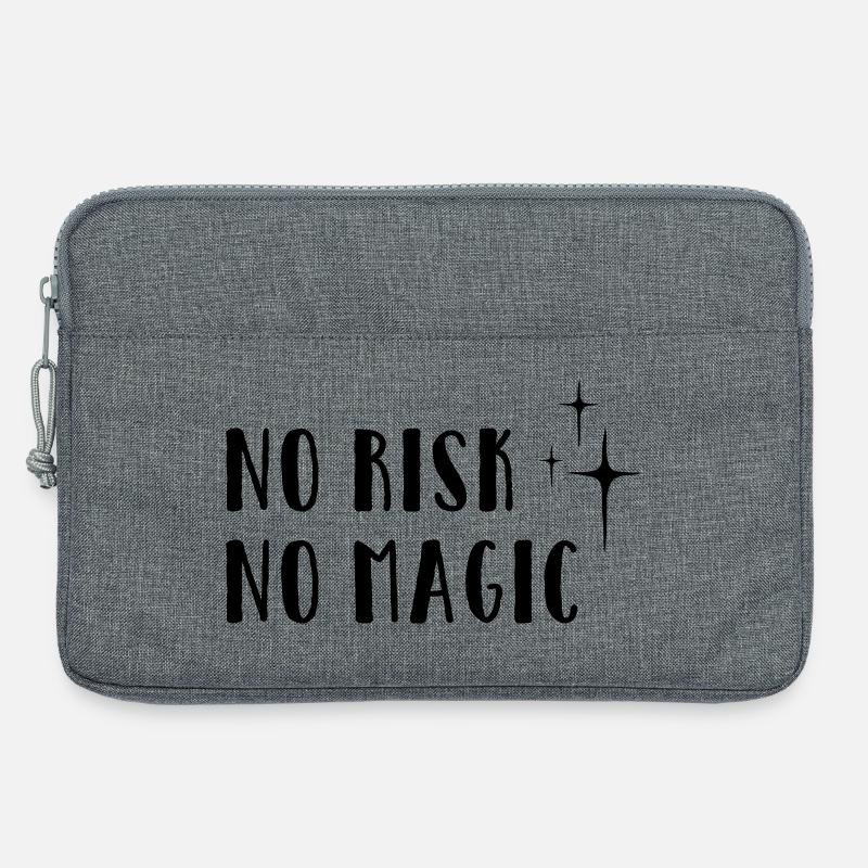 No Risk – No Magic - Laptoptasche 13" - Grau meliert