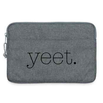 yeet - Laptop bag 13" - heather grey - Front