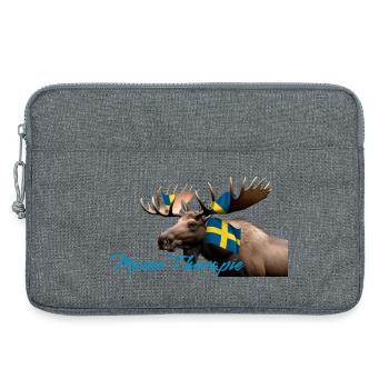 Meine Therapie Schwedenmoose - Laptoptasche 13" - Grau meliert - Vorne
