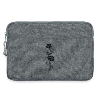 Rose Rose Rose Vine - Laptop bag 13" - heather grey - Front