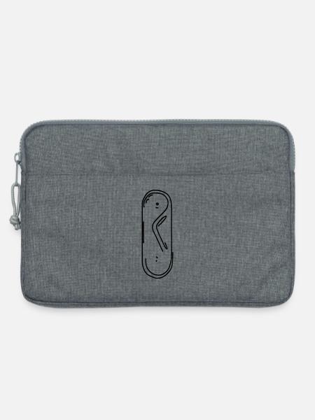 Snowboard - Laptoptasche 13" - Grau meliert