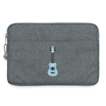Ukulele - Laptoptasche 13" - Grau meliert - Vorne