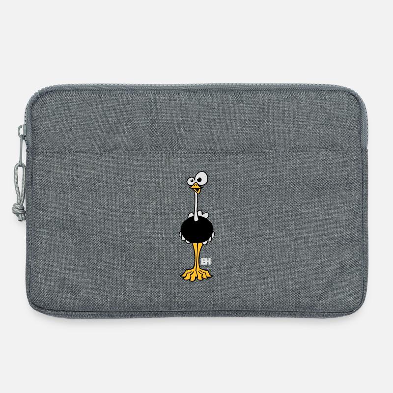 Strauß - Laptoptasche 13" - Grau meliert