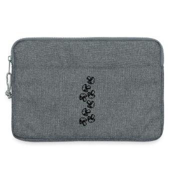 Pilze Design - Laptoptasche 13" - Grau meliert - Vorne