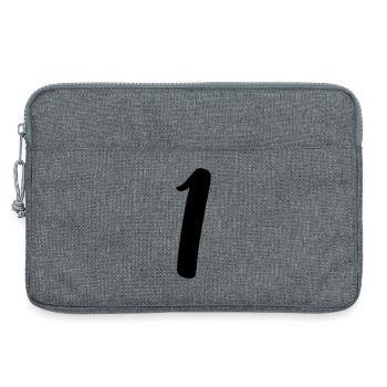 1 - Laptoptasche 13" - Grau meliert - Vorne