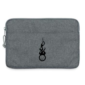 Basket Ball / Basketball / Basktet-Ball / Sport - Sacoche pour ordinateur portable 13 pouces - gris chiné - Devant