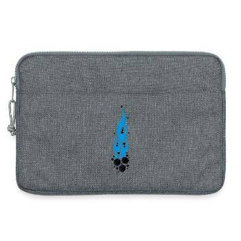 flammen - Laptoptasche 13" - Grau meliert - Vorne