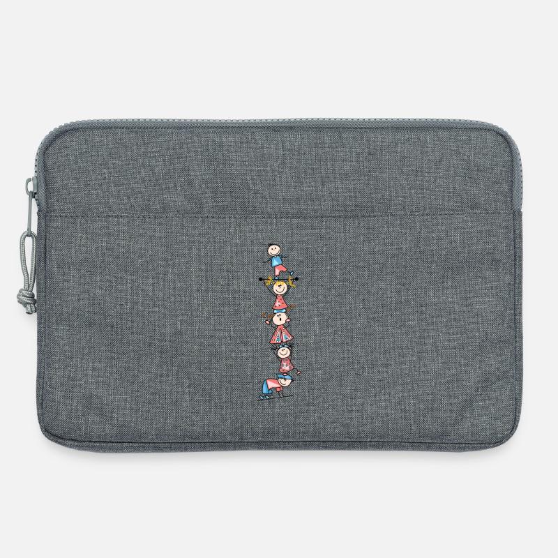 Kinder - Laptoptasche 13" - Grau meliert