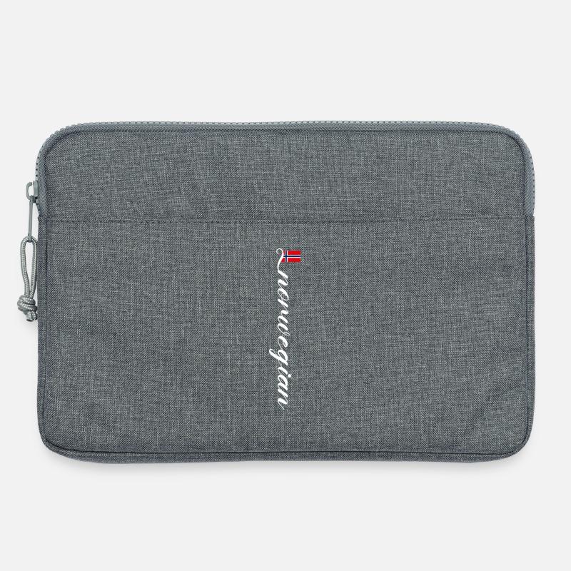 Norwegen - Laptoptasche 13" - Grau meliert