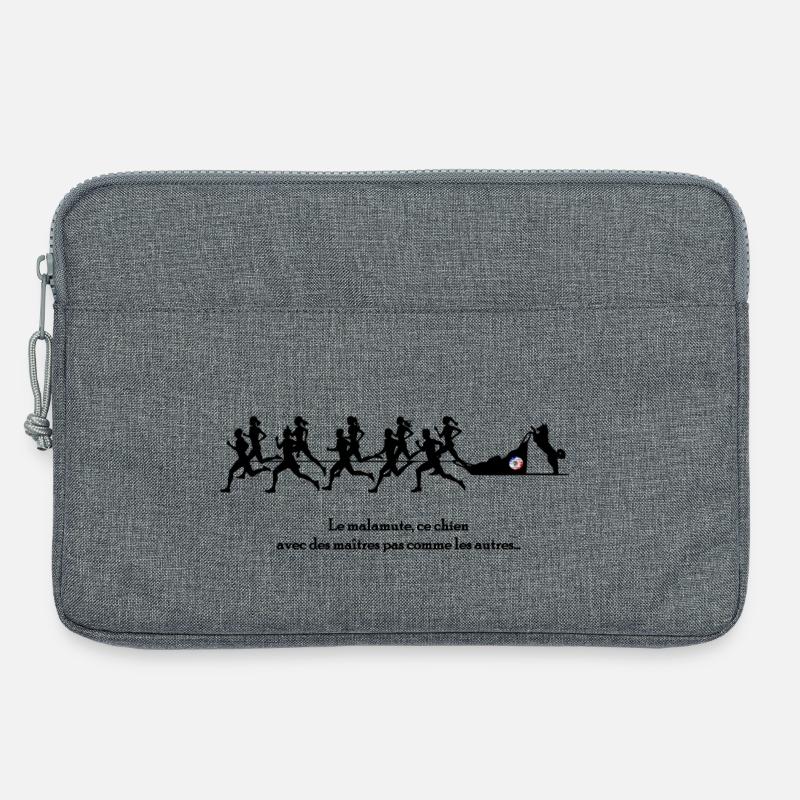 Malamute Musher - Laptoptasche 13" - Grau meliert