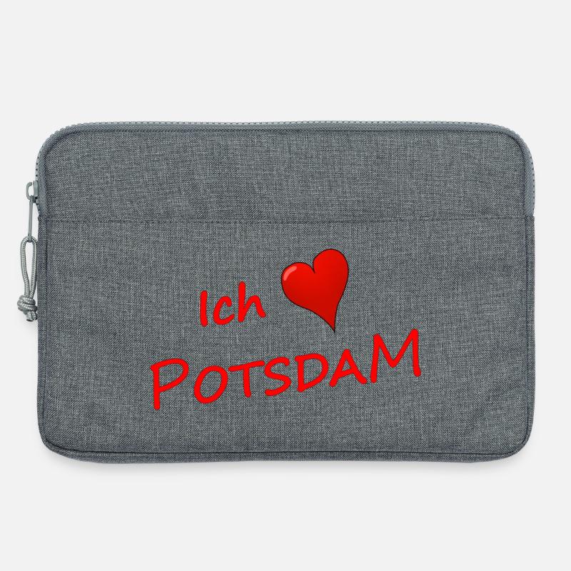 ICH LIEBE POTSDAM - Laptoptasche 13" - Grau meliert