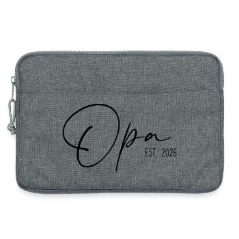 Opa est 2026 - Laptoptasche 13" - Grau meliert - Vorne