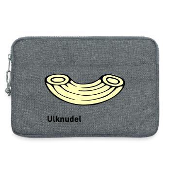 Ulknudel - Laptoptasche 13" - Grau meliert - Vorne
