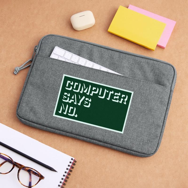 Computer Says No Lustig Programmierer Nerd Technik Laptoptasche 13"