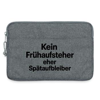 Kein Heilaufsteller Spät Helden - Laptoptasche 13" - Grau meliert - Vorne