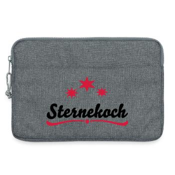 sternekoch - Laptoptasche 13" - Grau meliert - Vorne