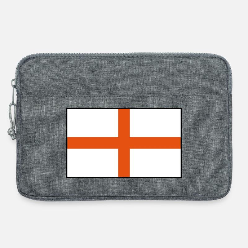 England flag 2 - Laptop bag 13" - heather grey