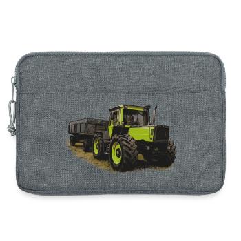MB trac 1600 turbo with trailer - Laptop bag 13" - heather grey - Front