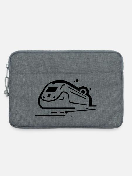 Zug Comic Stil - Laptoptasche 13" - Grau meliert