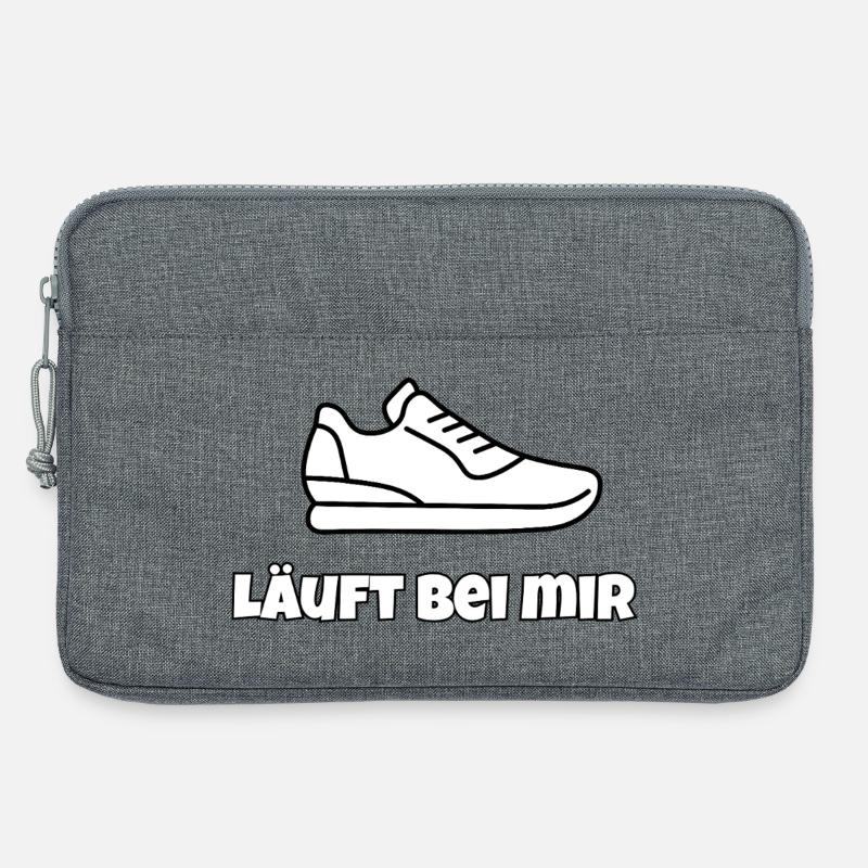 Läuft bei mir - Laptoptasche 13" - Grau meliert