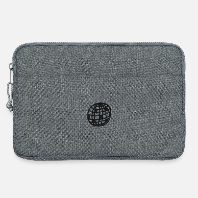Diskokugel - Laptoptasche 13" - Grau meliert
