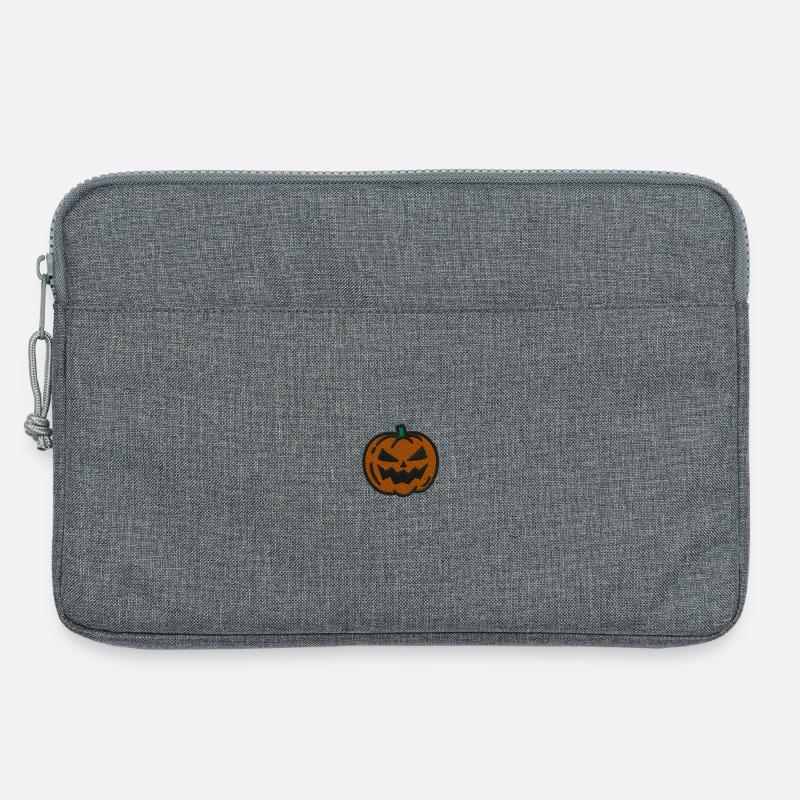 Spooky pumpkin - Laptoptasche 13" - Grau meliert