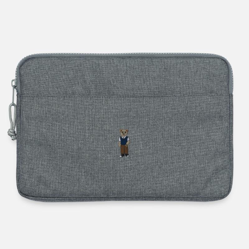Teddybär 9 - Laptoptasche 13" - Grau meliert