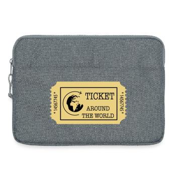 Around the World Ticket - Sacoche pour ordinateur portable 15 pouces - gris chiné - Devant