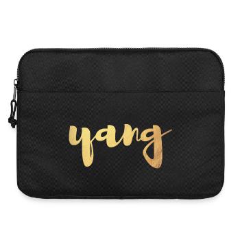 Yang (Yin et Yang) Gold Yoga Look partenaire Amour - Sacoche pour ordinateur portable 15 pouces - noir - Devant