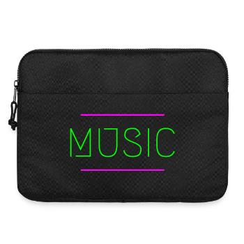 Music Neon - Laptop bag 15" - black - Front
