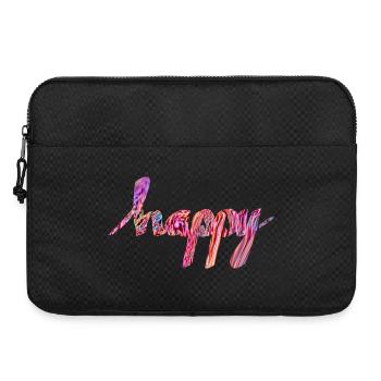 feliz - Bolsa para portátil de 15" - negro - delante