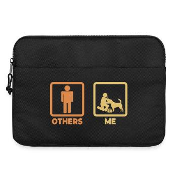 Figurines de bâton vétérinaire - Sacoche pour ordinateur portable 15 pouces - noir - Devant
