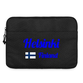 Helsinki Finnland - Stylische Drucke - Laptoptasche 15" - Schwarz - Vorne