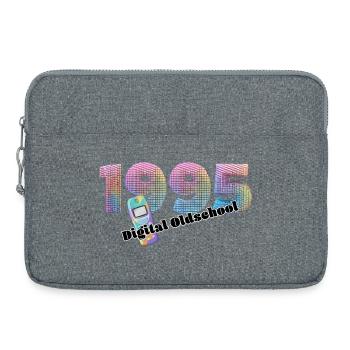 1995 – Digital Nineties Style - Laptop bag 15" - heather grey - Front
