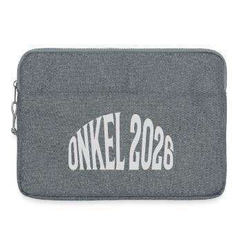 Onkel 2026 - Laptoptasche 15" - Grau meliert - Vorne